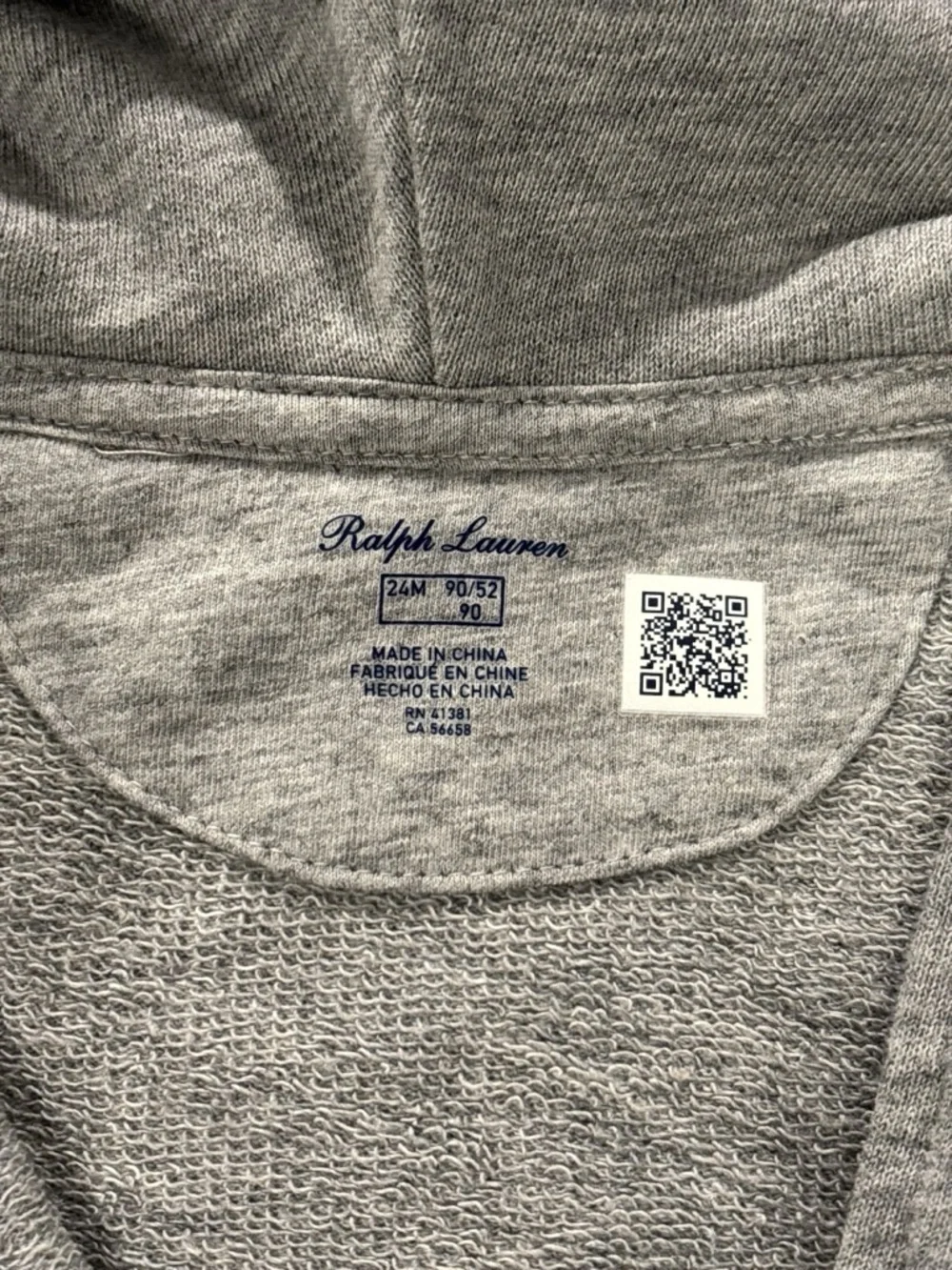 Ralph Lauren Toddler Boy 24M Grey Hoodie & Joggers Set